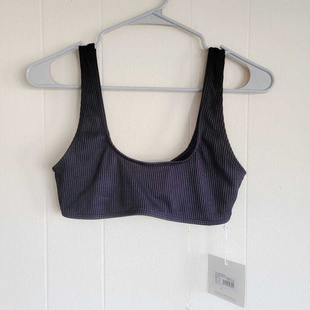 Missguided‎ Rib Sport Crop Bikini Swim Top